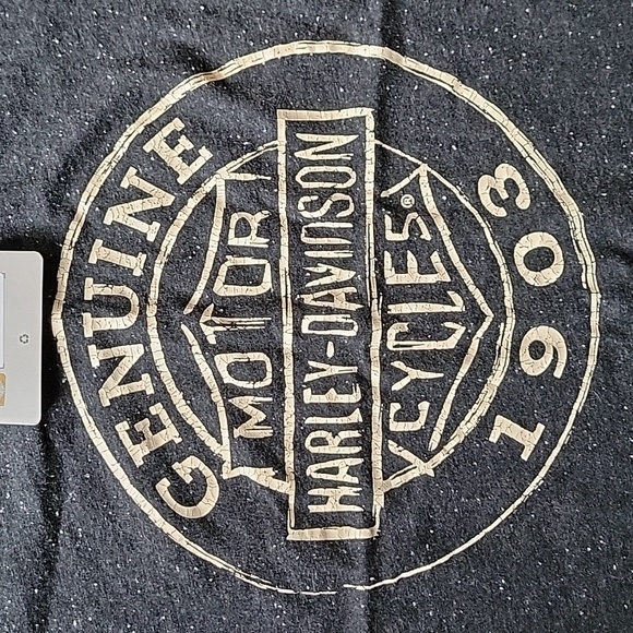 Harley Davidson v-neck women's tee Small - Picture 4 of 7